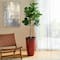 Glitzhome® 23.75" Eco-Friendly Honeycomb Textured Red Tall Plastic Planters, 2ct.